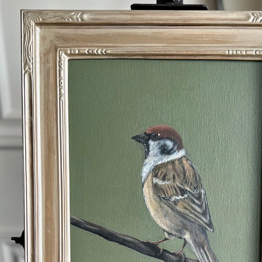 Quiet Observer - framed original by Sarah Fehr