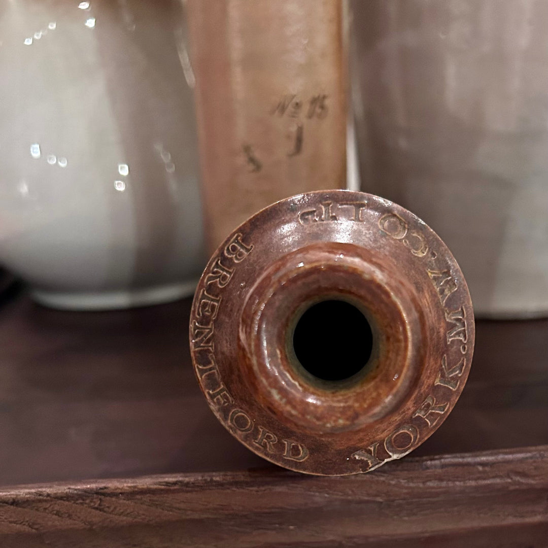 Antique English Stoneware Mineral Water Bottle – York. MW. Co Ltd, Brentford