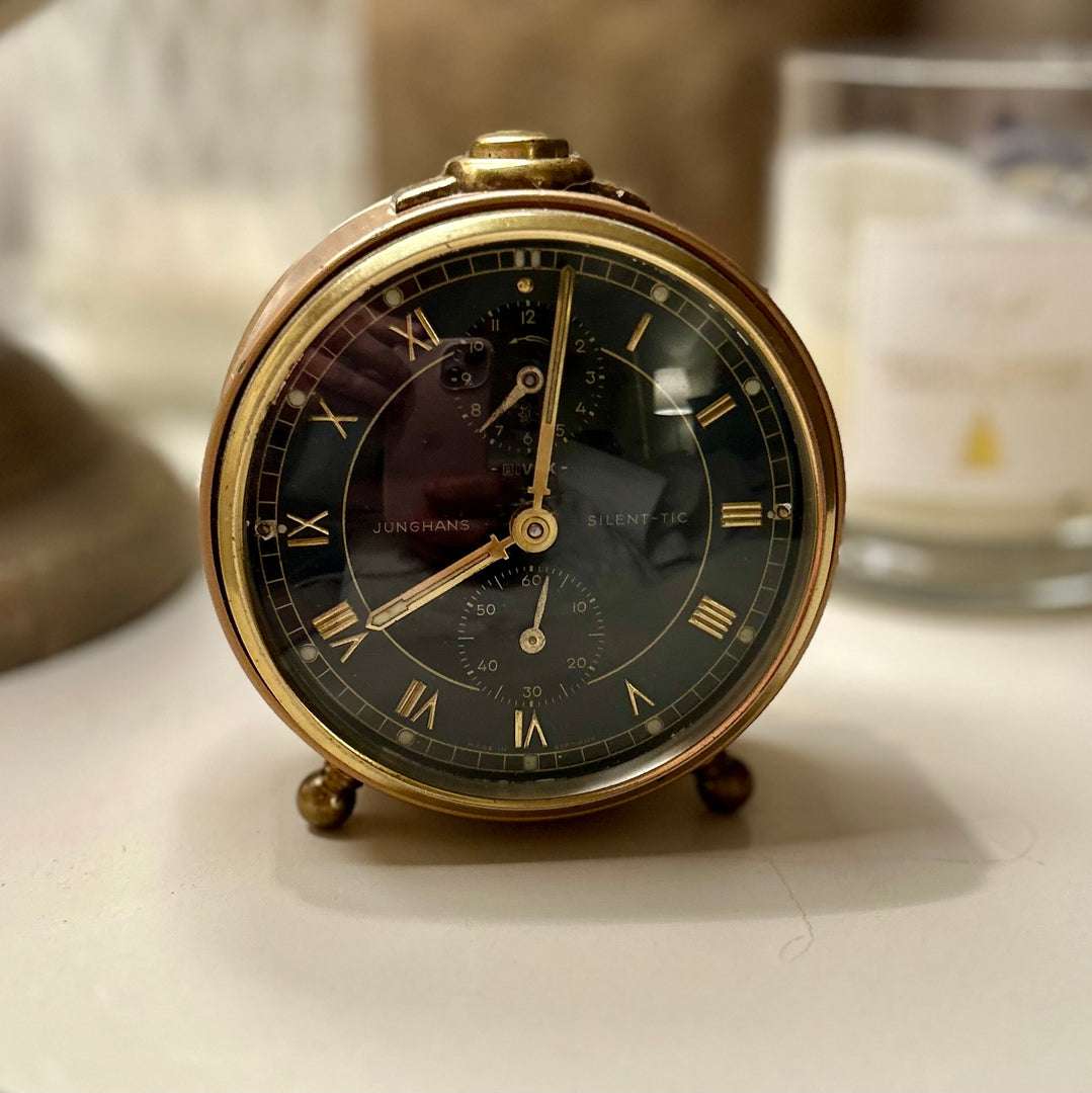 Mid-Century Junghans “Silentic Bivox” Alarm Clock