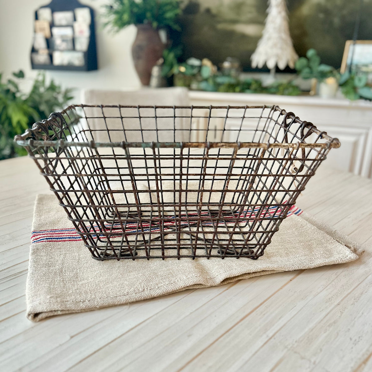 Antique French Wire Basket | Early–Mid 20th Century