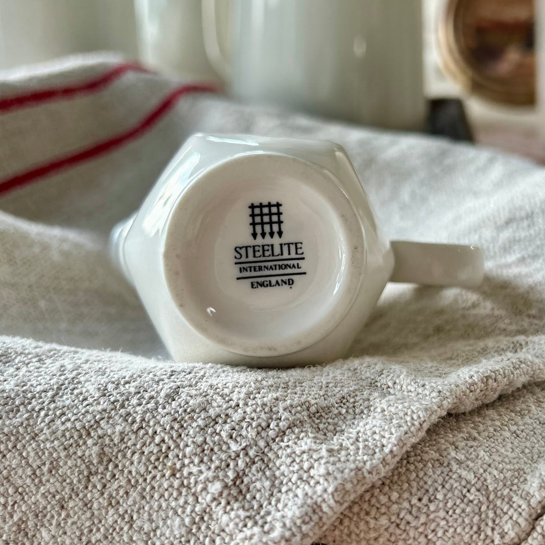 Vintage Ironstone Creamer – Steelite England
