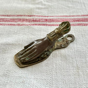 Victorian Brass glove desk clip