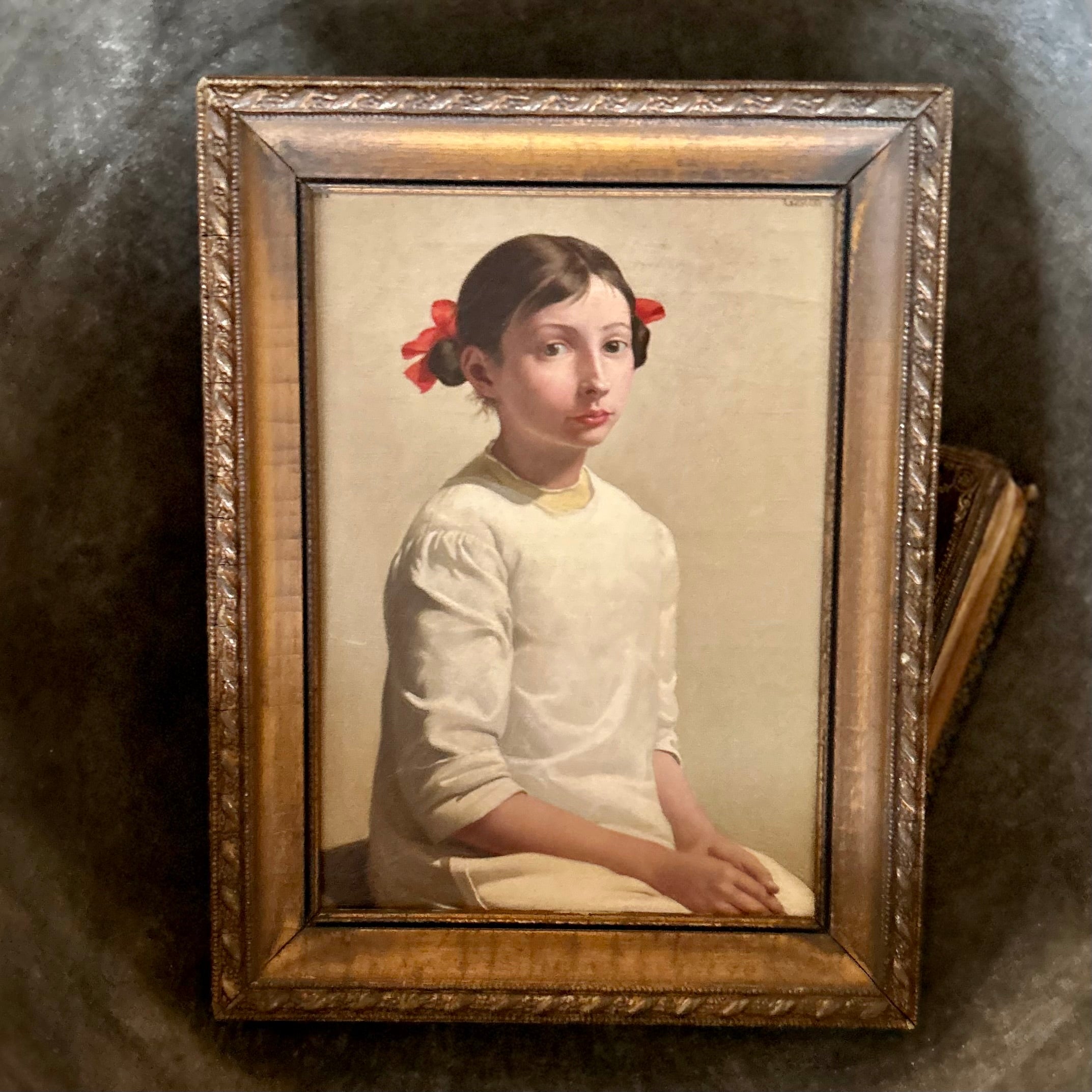 Portrait de Jeanne en robe Blanche (1914)