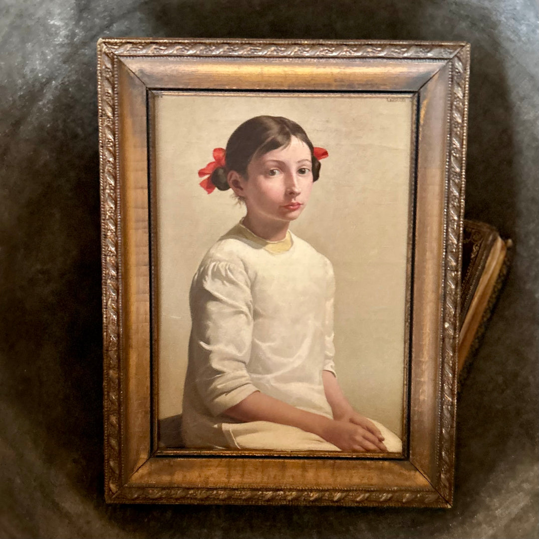 Portrait de Jeanne en robe Blanche (1914)