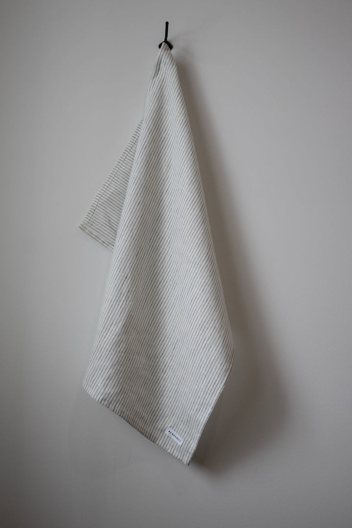 The Sawyer Tea Towel- Blue Pinstripe