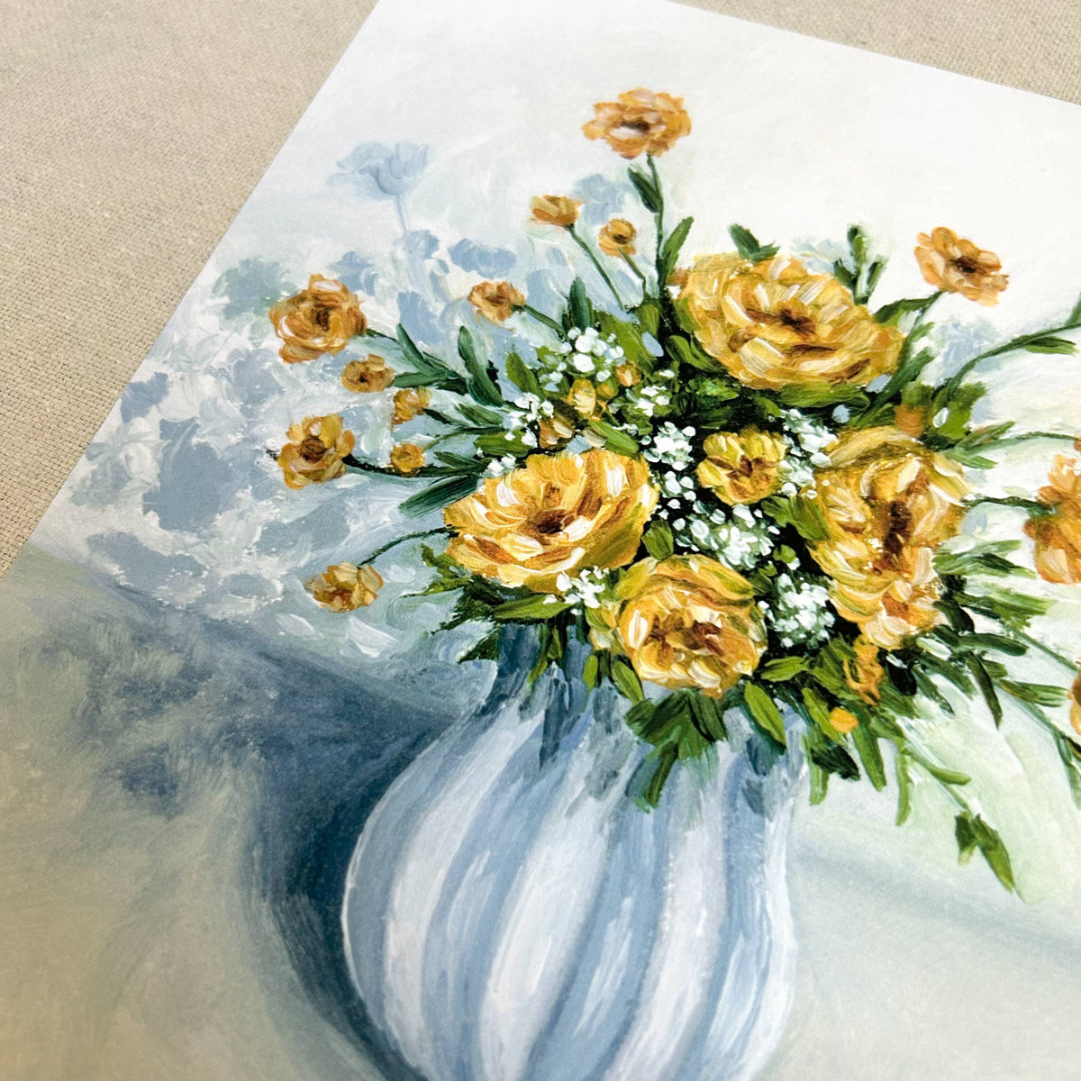 "Marigolds" Fine Art Print (framed)