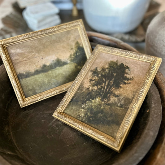 Birds in flight (framed) 5x7”