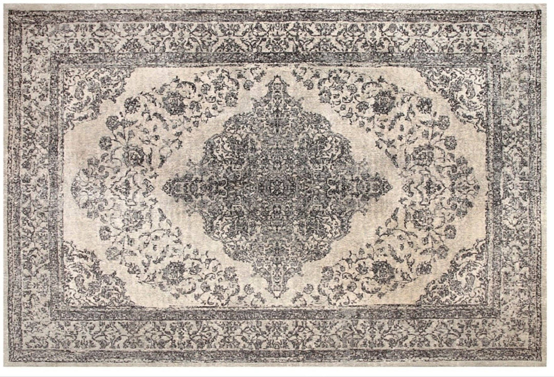 Emperor Woven Carpet, 5x8 feet, Ivory Grey