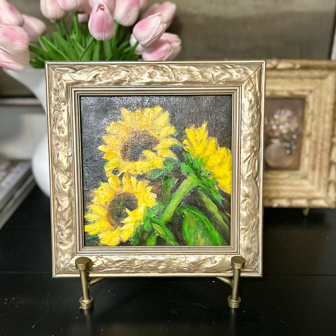 Sunflowers — Original Oil on Canvas by Elisabeth Kam