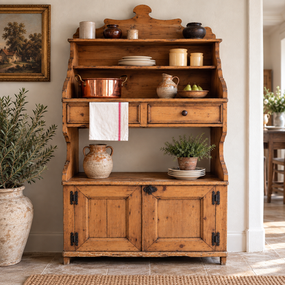 Antique French Pine Vaisselier | Circa 1880–1910