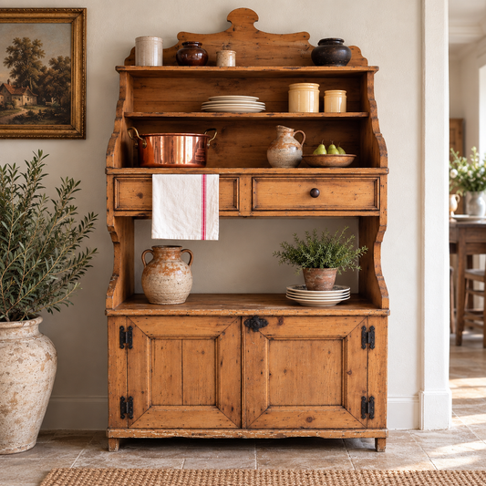 Antique French Pine Vaisselier | Circa 1880–1910