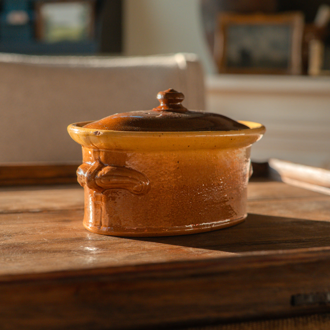 Vintage French stoneware terrine-Digoin, France