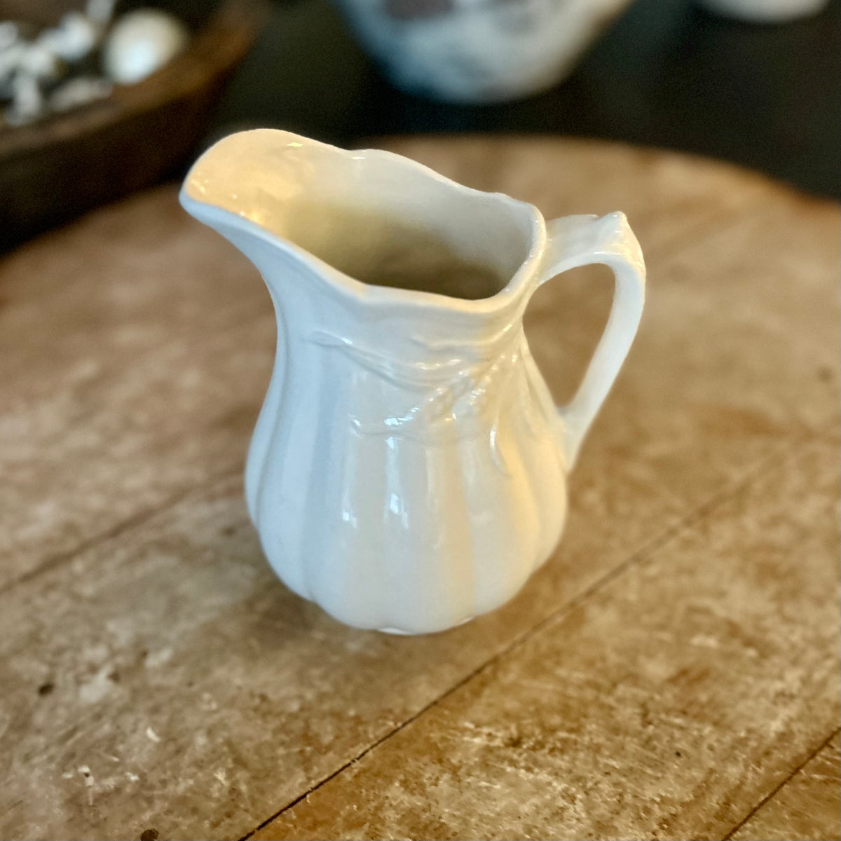 English Ironstone Jug – Weatherby Wheat Pattern