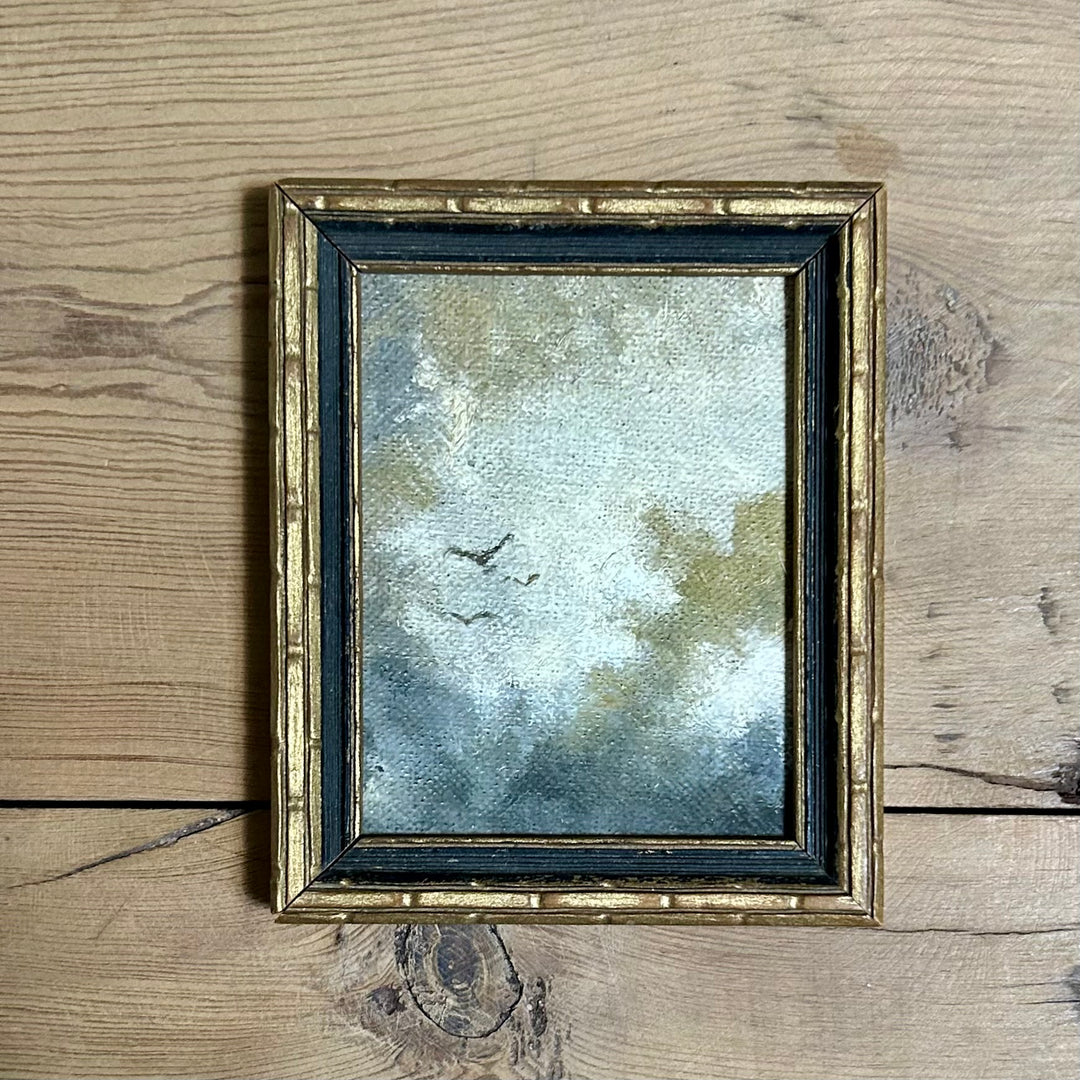 Vintage style Seascape Print Pair in Gilt Frame