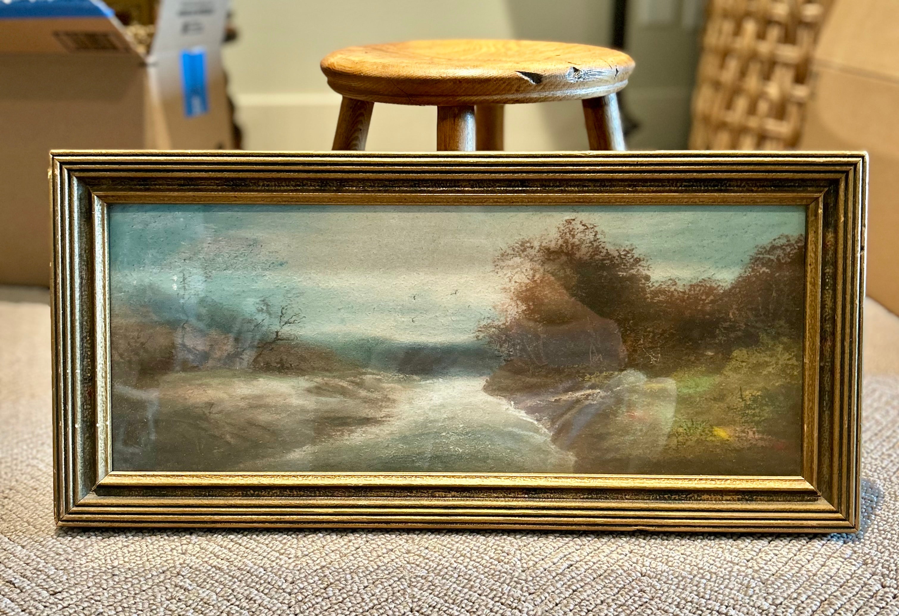 Antique River Landscape