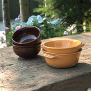 Vintage French stoneware bowls