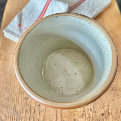 Antique European Glazed Stoneware Mixing Bowl