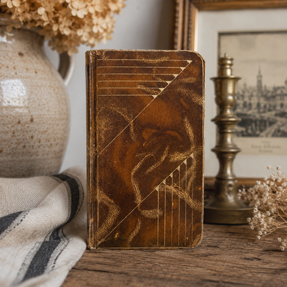 Antique French Leather Devotional Book | Méditations sur l’Eucharistie | Paris, 1890