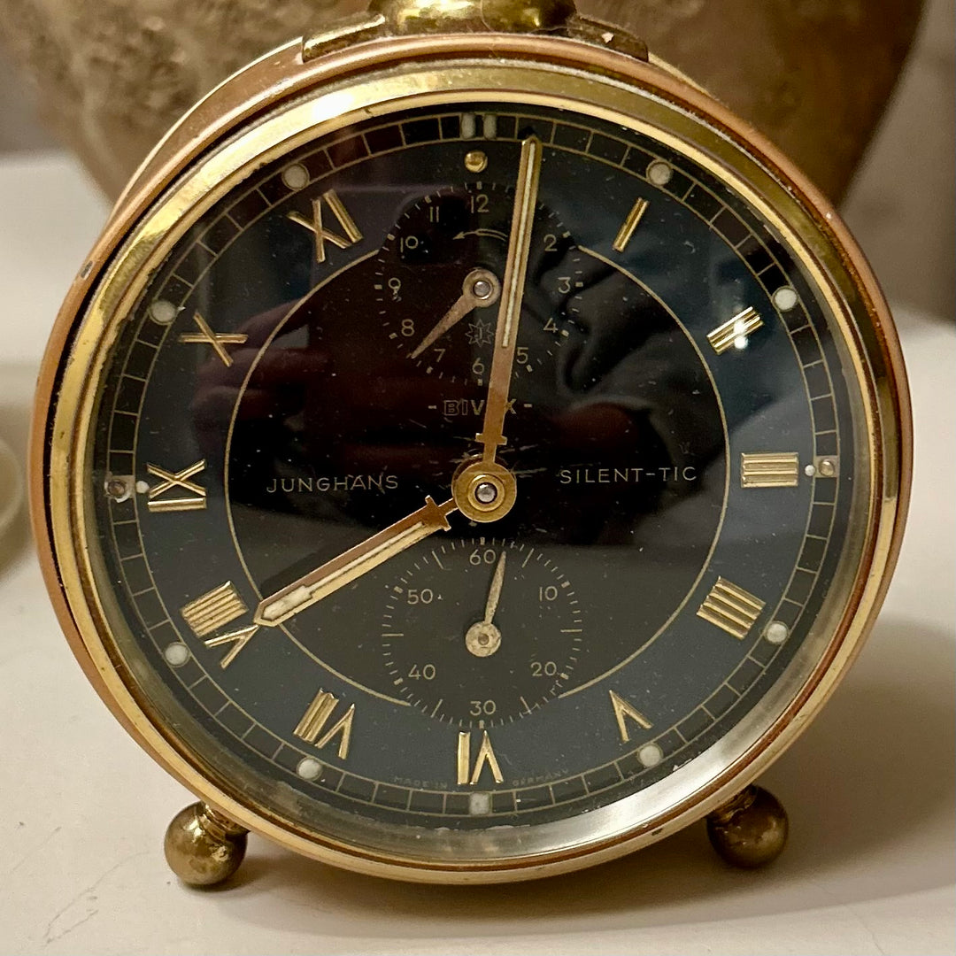 Mid-Century Junghans “Silentic Bivox” Alarm Clock