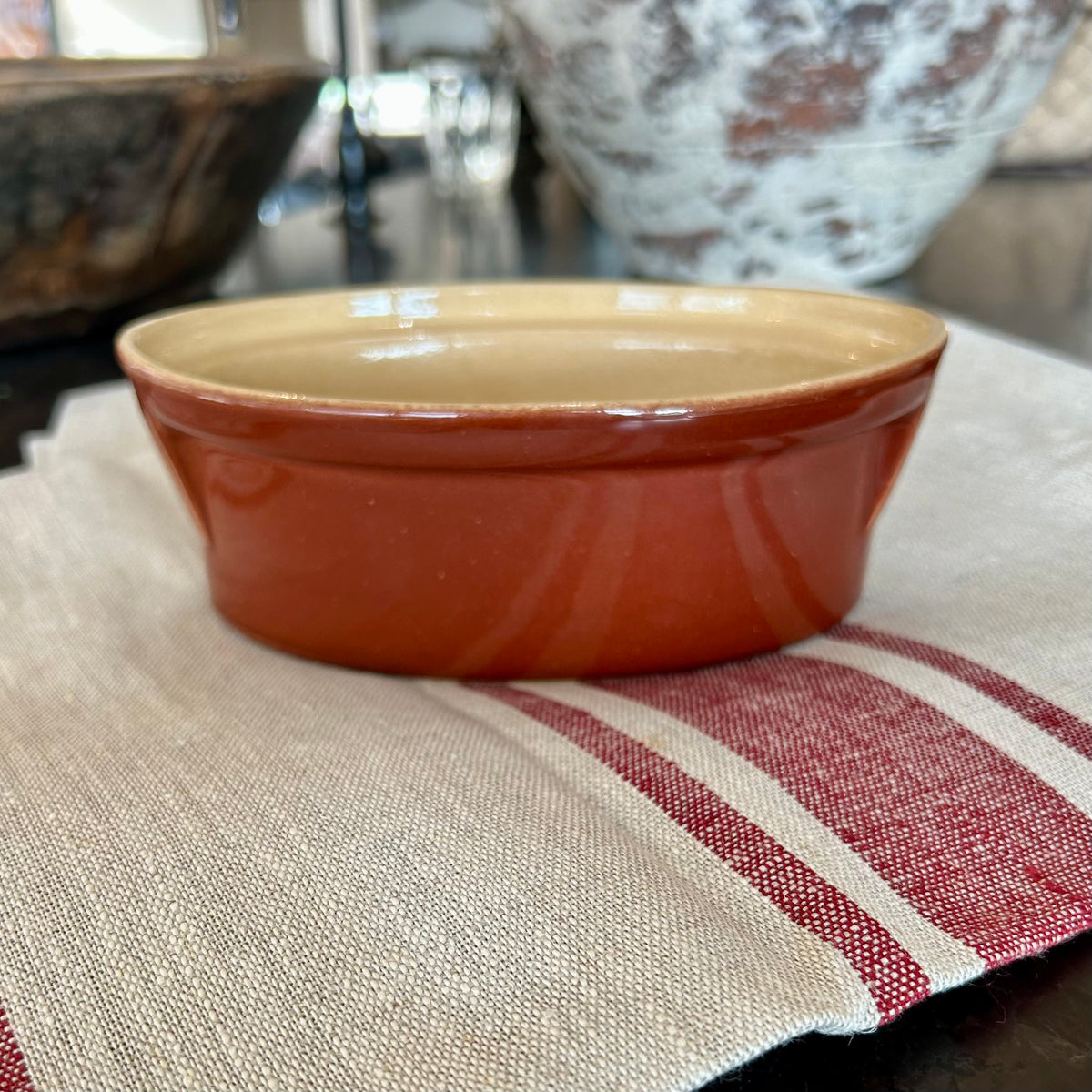 Vintage Renault Berry Stoneware Baking Dish
