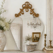 Vintage Gilt Rococo-Style Mirror