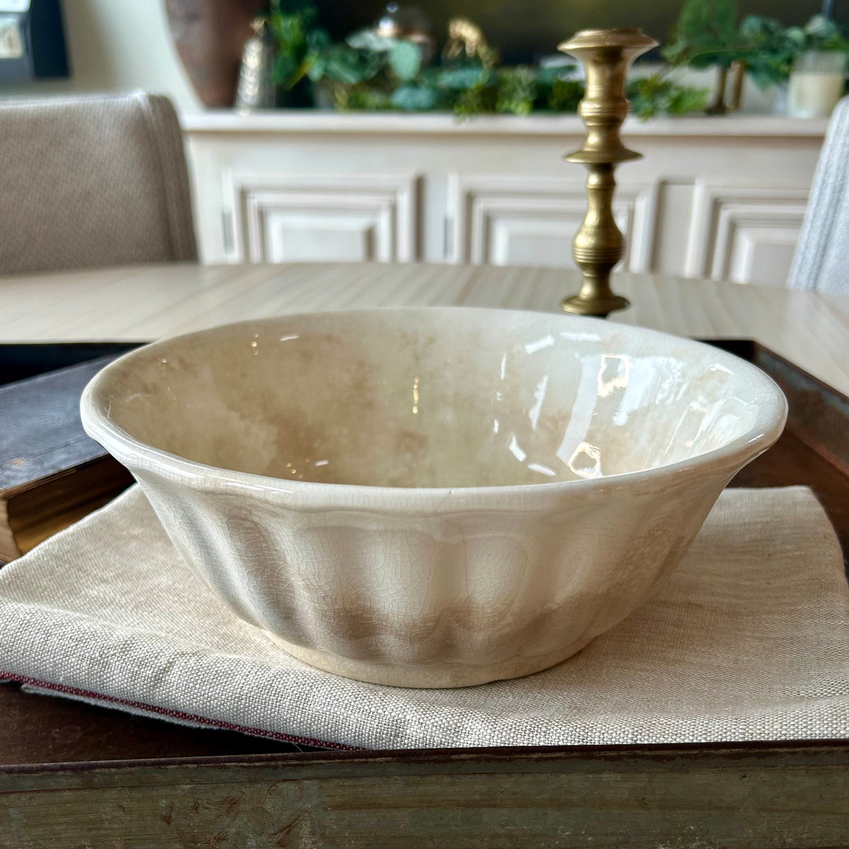 Antique English Ironstone Bowl – J. & G. Meakin