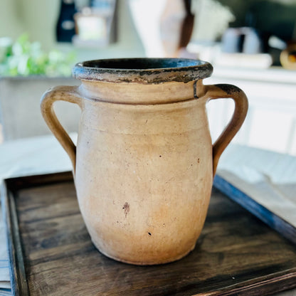 Antique French confit pot