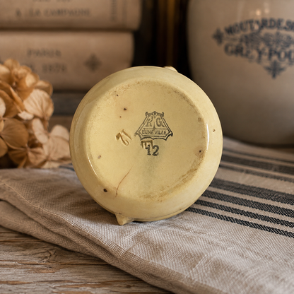 Vintage French KG Lunéville Covered Pâté Pot