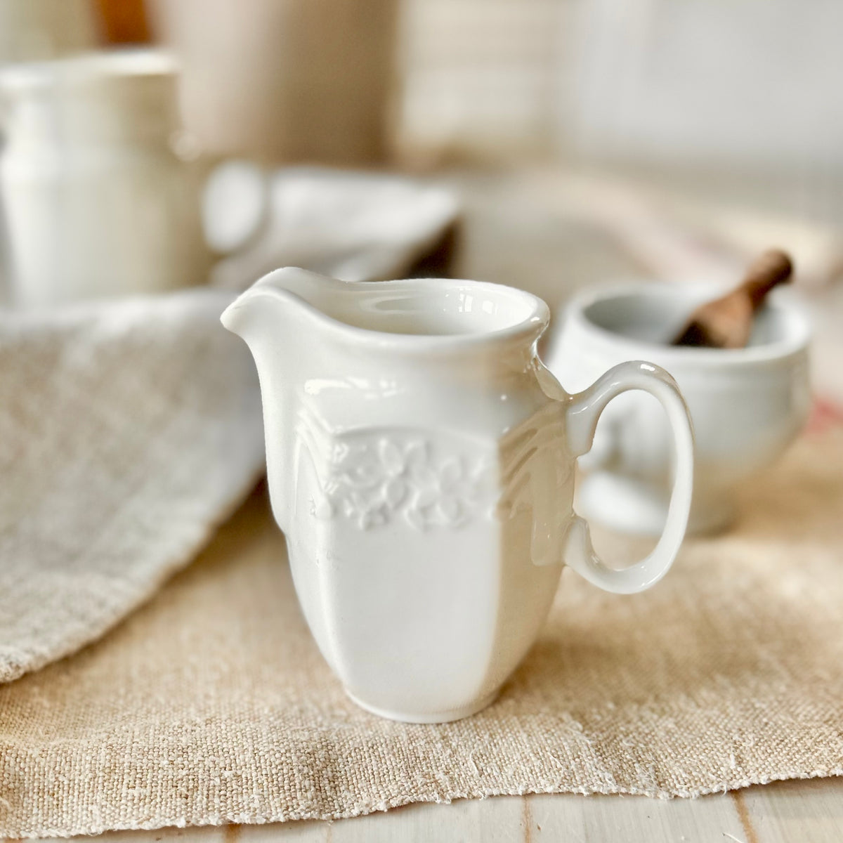 Vintage Ironstone Creamer – Steelite England