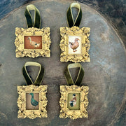 Miniature framed ornaments by Melissa Jenkins