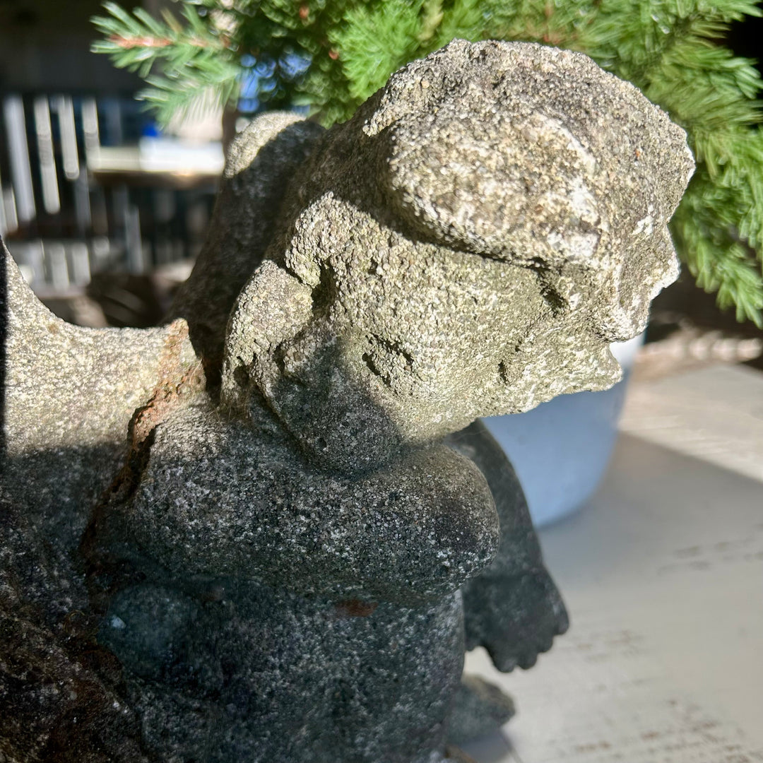 Cast stone Cherub Figure