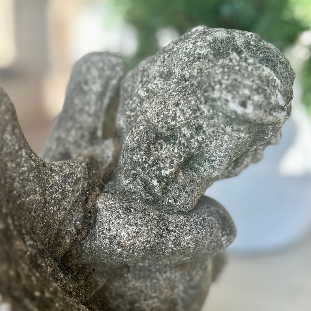 Cast stone Cherub Figure