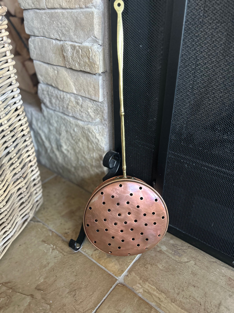 Antique English Chestnut Warmer