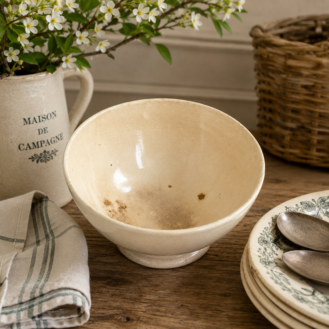 Antique French Café au Lait Bowl
France | Circa 1900–1925