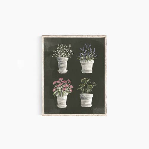 Potted Herb Chart