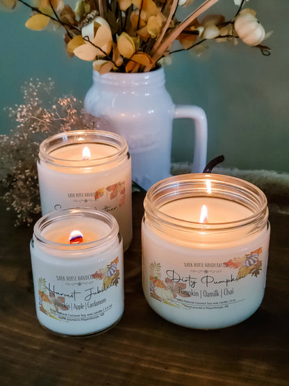 Harvest Jubilee - Fall Scented Coconut Soy Candle