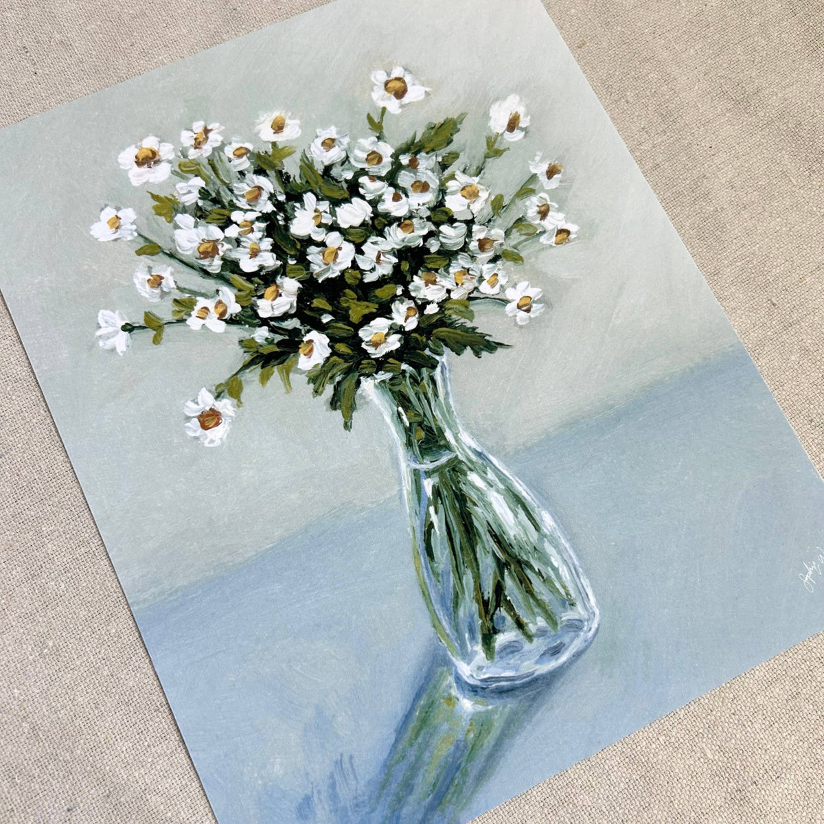 "Grocery Store Flowers" Fine Art Print (framed)
