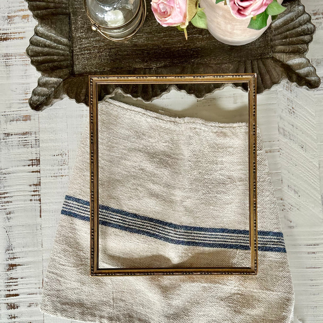 Antique Gilded Frame with Beaded Detail
