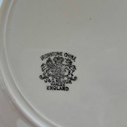 Set of 10 Vintage J. & G. Meakin English Ironstone Dinner Plates