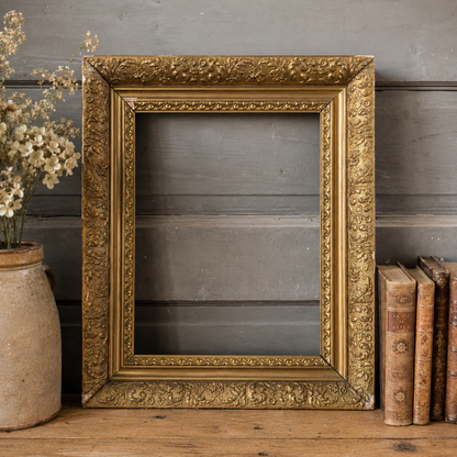 Antique Gilt Foliate & Floral Frame, c. 1900