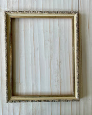 Antique Cream & Gold Frame