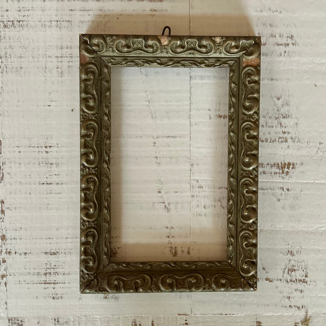 Vintage carved wood frame