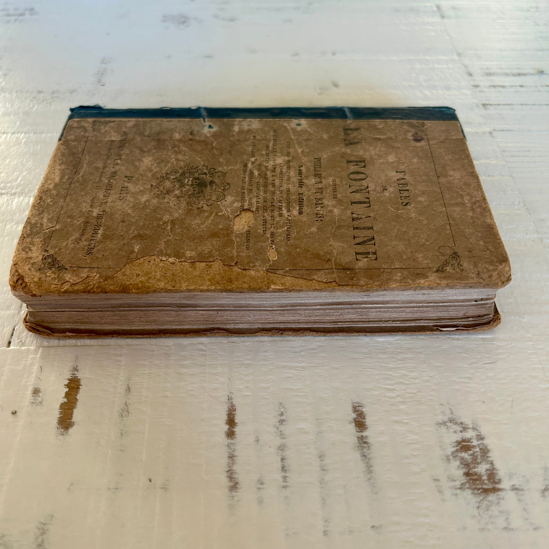 “Fables de La Fontaine, Paris 1856 — A Petite Antique French Edition”