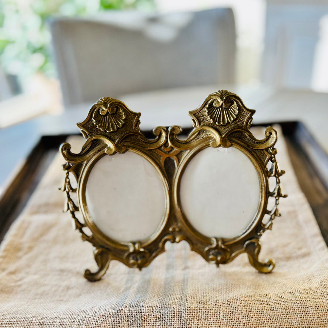 Antique Double Rococo Frame