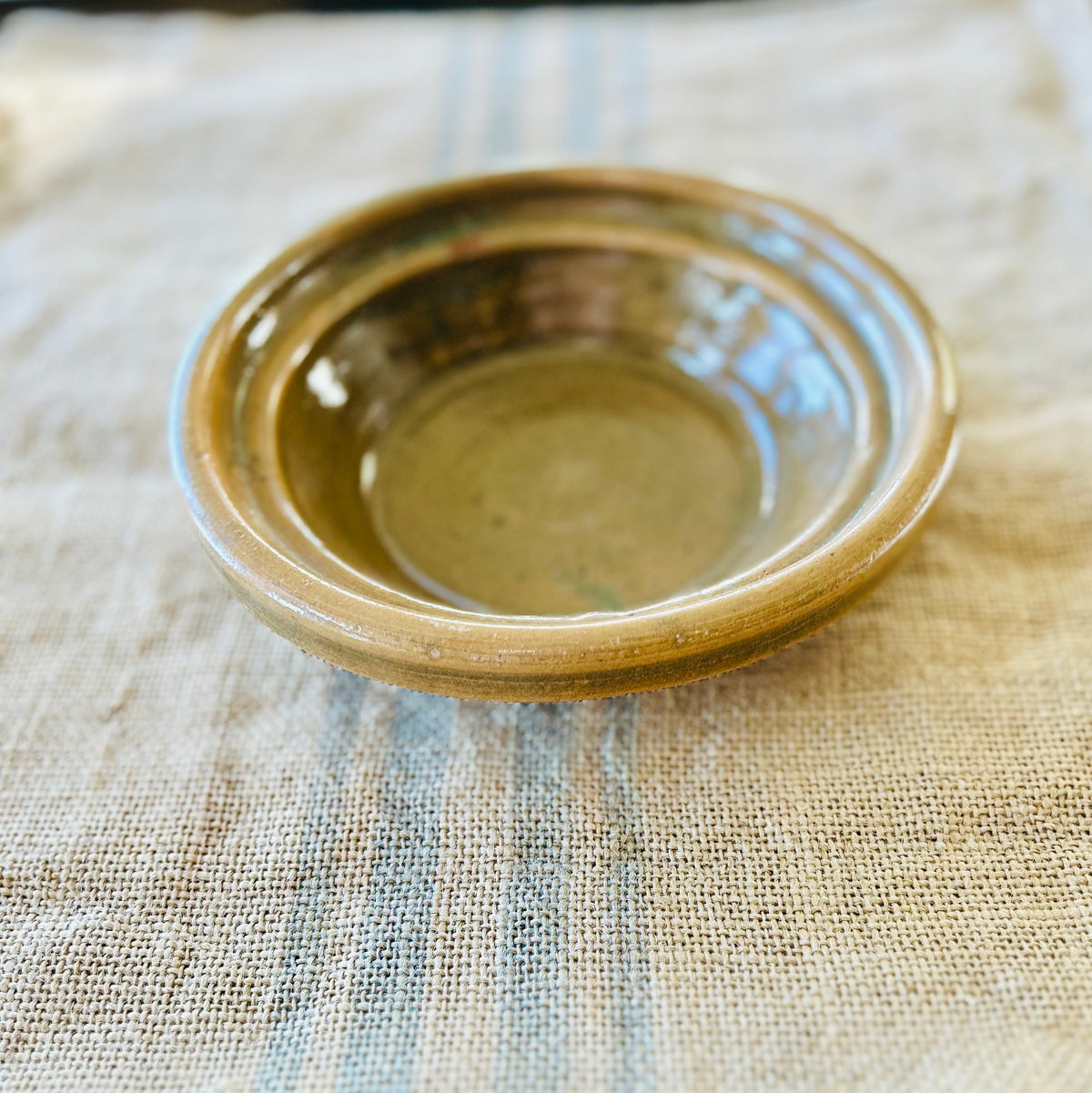 French Glazed Earthenware Dish