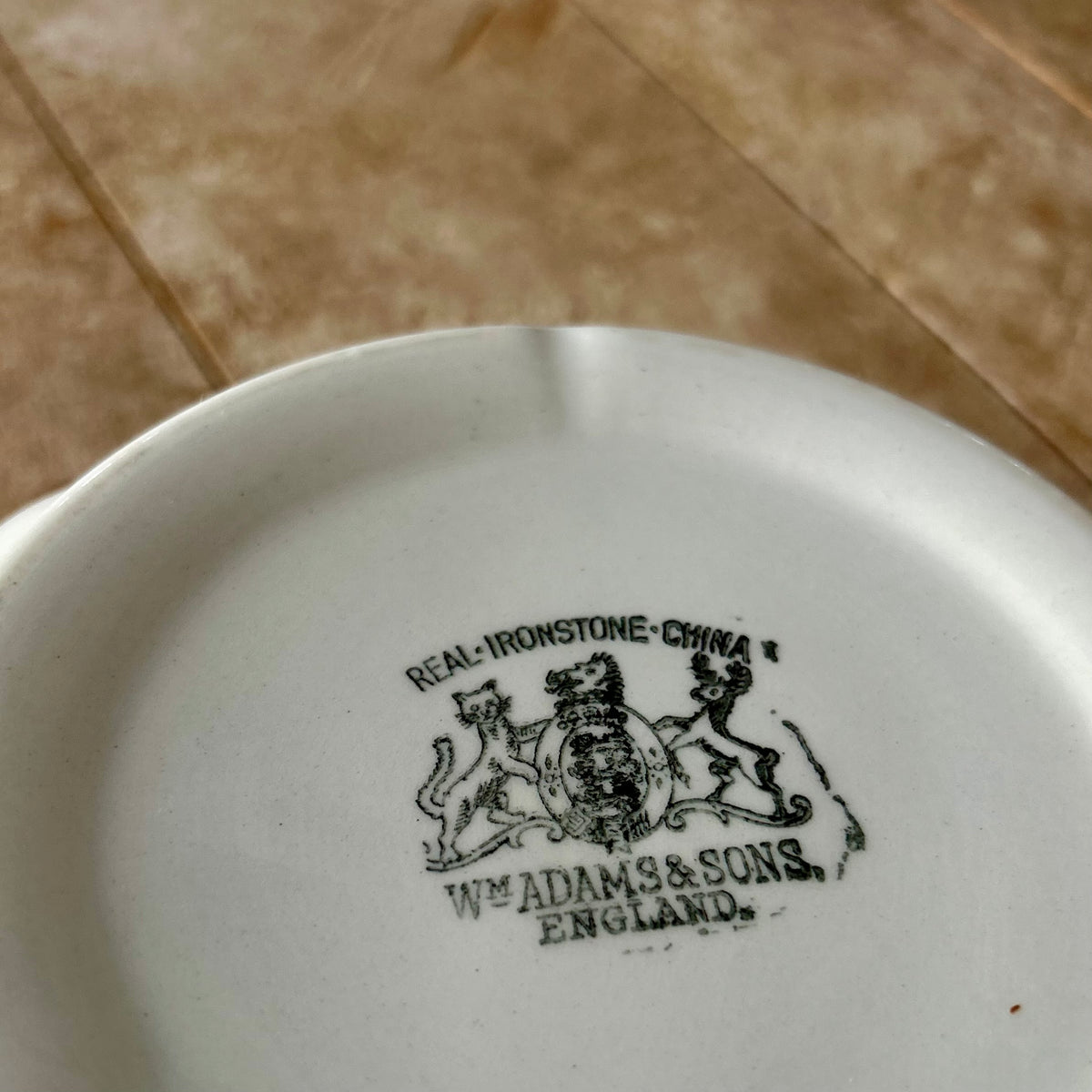 Antique English Ironstone Fluted Bowl – W.T. Adams & Sons