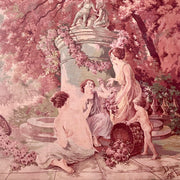 Vintage Italian Mounted Tapestry Panel