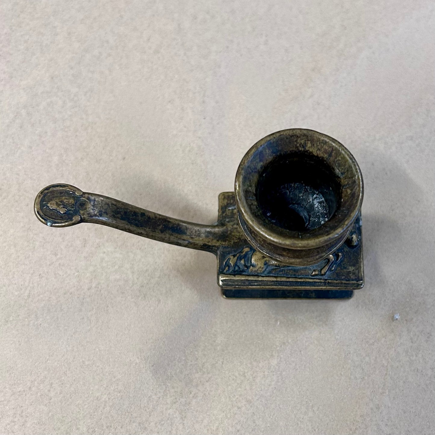 Vintage Brass Equestrian Horse & Rider Chamberstick