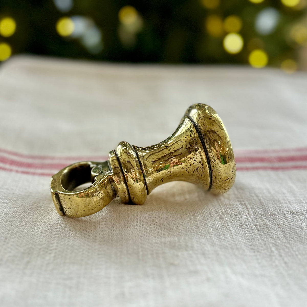 Antique Brass Bell Weight — F.J. Arnald & Son, Bristol