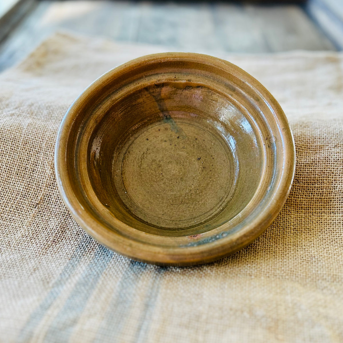 French Glazed Earthenware Dish